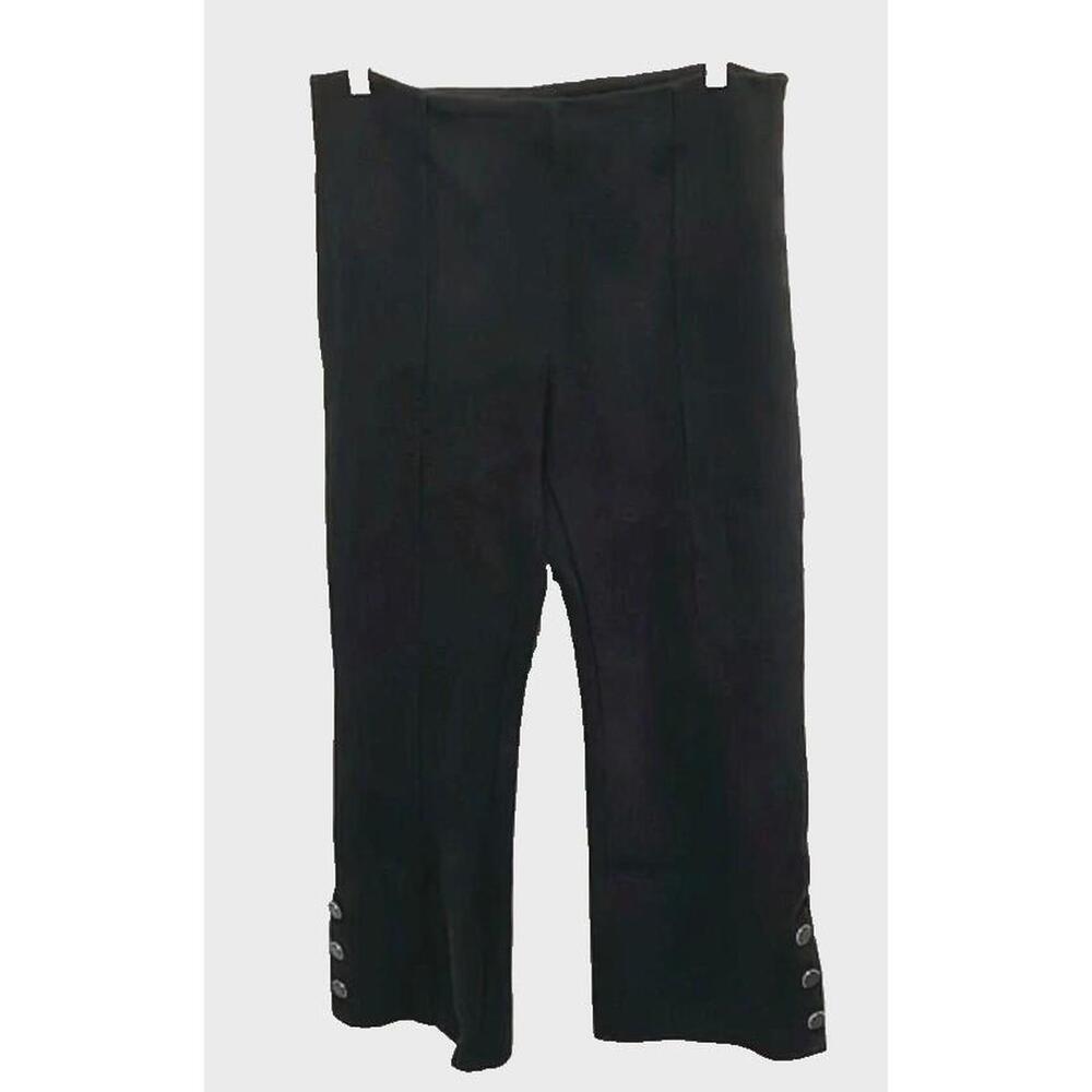 Ann Taylor Women's Size 12 Pants Ribbed Knit Side Zip Stretch Pants